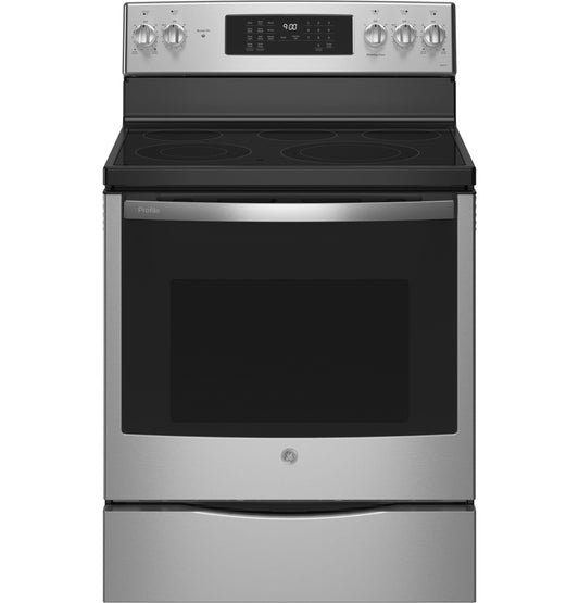 GE APPLIANCES PB900YVFS GE Profile 30"" Smart Free-standing Electric Convection FINGERPR...