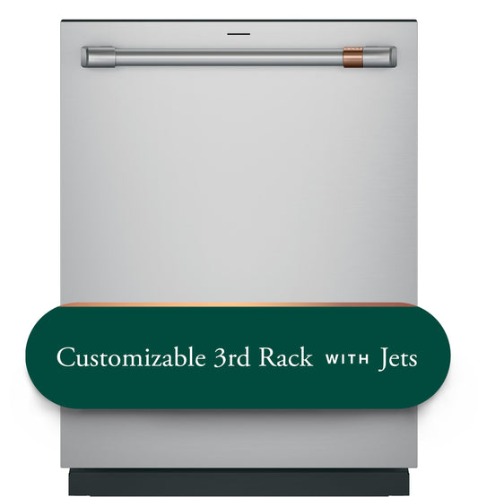 CAFE CDT858P2VS1 Cafe Customfit Energy Star Stainless Interior Smart DISHW...
