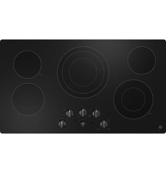 GE APPLIANCES JEP5036DTBB Ge 36"" Built-in Knob Control Electric Cooktop