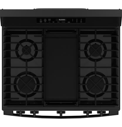 GE APPLIANCES GGF600AVBB Ge 30"" Free-standing Gas Convection Range With No Preheat Air FR...
