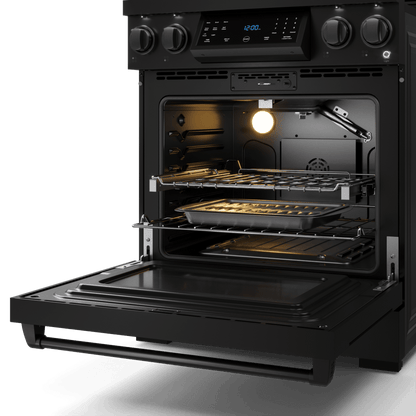 THOR KITCHEN RSG30BLP 30 Inch Professional Lp Range With Tilt Panel Touch Control In BLAC...