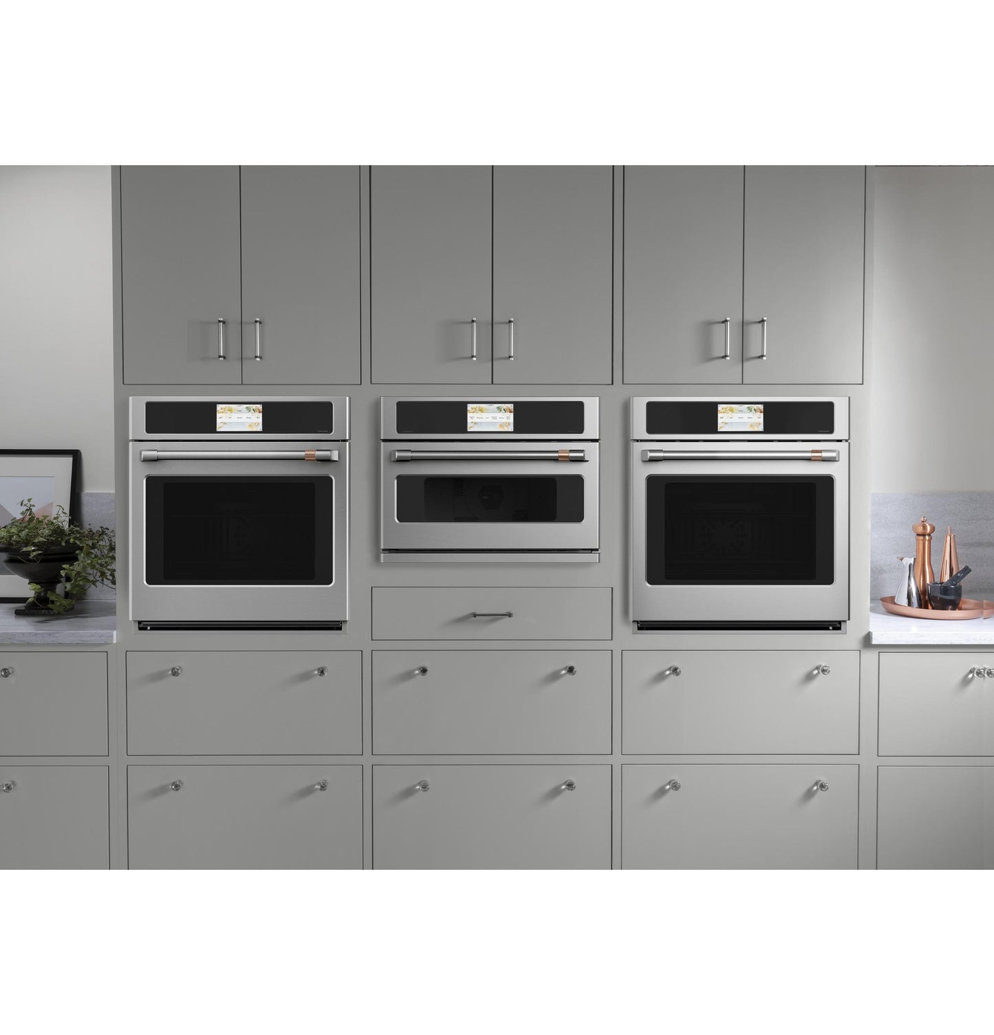 CAFE CSB912P2NS1 Cafe 27"" Five In One Oven With 120v Advantium  Technology