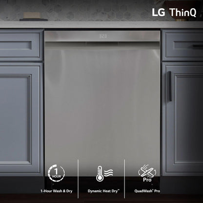 LG LDTH7972S Smart Wi-fi Enabled Top Control Dishwasher With 1-hour Wash & Dry, ...