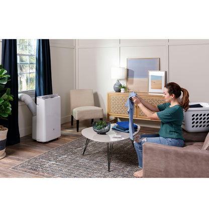 GE APPLIANCES APSA13YBMW Ge 14,000 BTU Heat/cool Portable Air Conditioner for Medium ROOM...