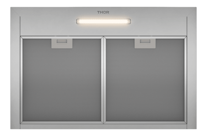 THOR KITCHEN ARH30P 30 Inch Contemporary Wall Mount P-shape Range Hood, Convertible, UP...