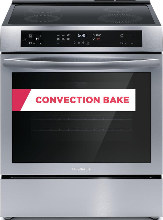 FRIGIDAIRE FCFI3083AS Frigidaire 30"" Front Control Induction Range With Convection Bake