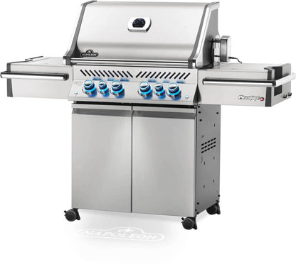 NAPOLEON BBQ PRO500RSIBNSS3 Prestige Pro 500 Rsib Infrared Rear & Side Burners Stainless Steel ...