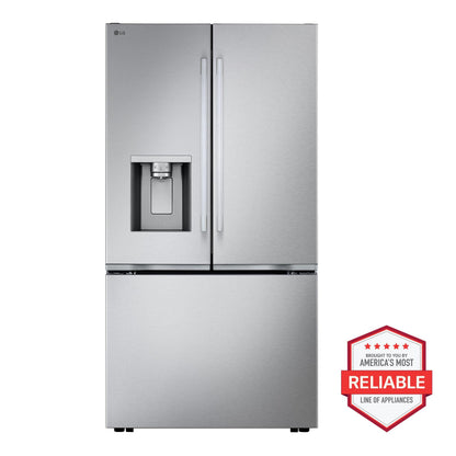 LG LF24Z6530S LG Counter-depth Max With Zero Clearance 3-door French DOOR...