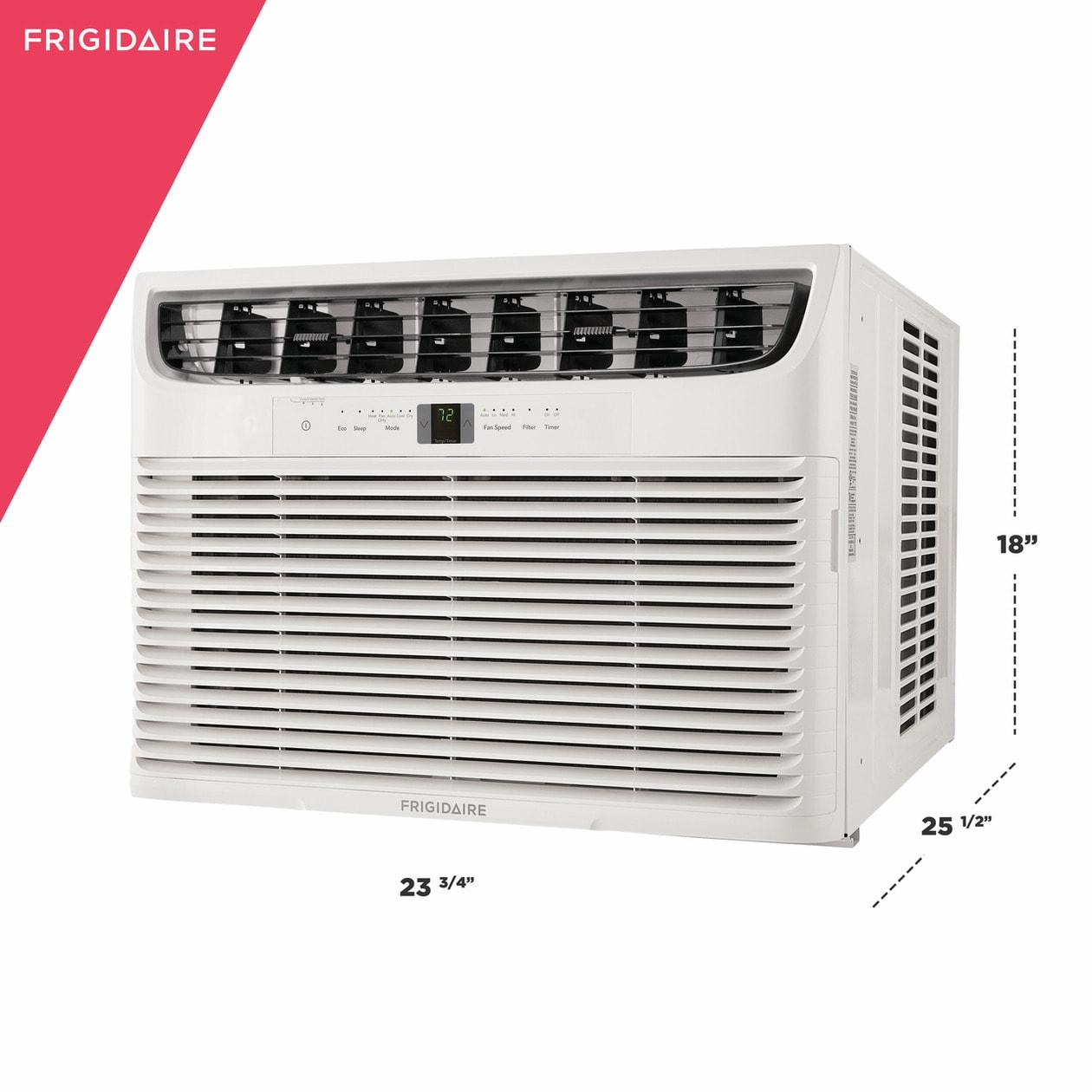 FRIGIDAIRE FHWE182WB2 Frigidaire 18,000 BTU Window Room Air Conditioner With SUPPLEMENTAL...