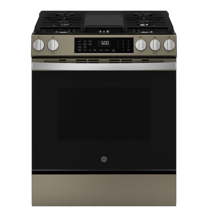 GE APPLIANCES GGS600AVES Ge 30"" Slide-in Front-control Convection Gas Range With No PREHE...