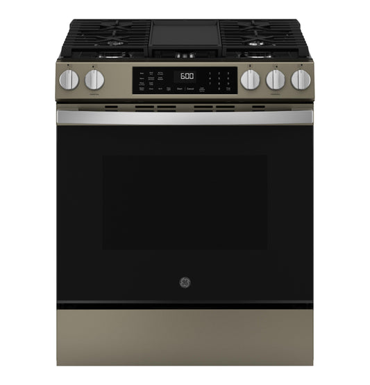 GE APPLIANCES GGS600AVES Ge 30"" Slide-in Front-control Convection Gas Range With No PREHE...