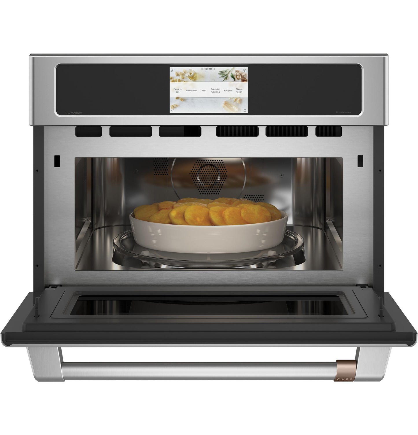 CAFE CSB912P2NS1 Cafe 27"" Five In One Oven With 120v Advantium  Technology