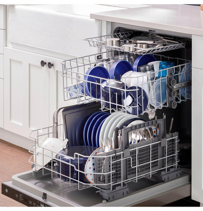 GE APPLIANCES GDT630PGRBB Ge Top Control With Plastic Interior Dishwasher With Sanitize CY...