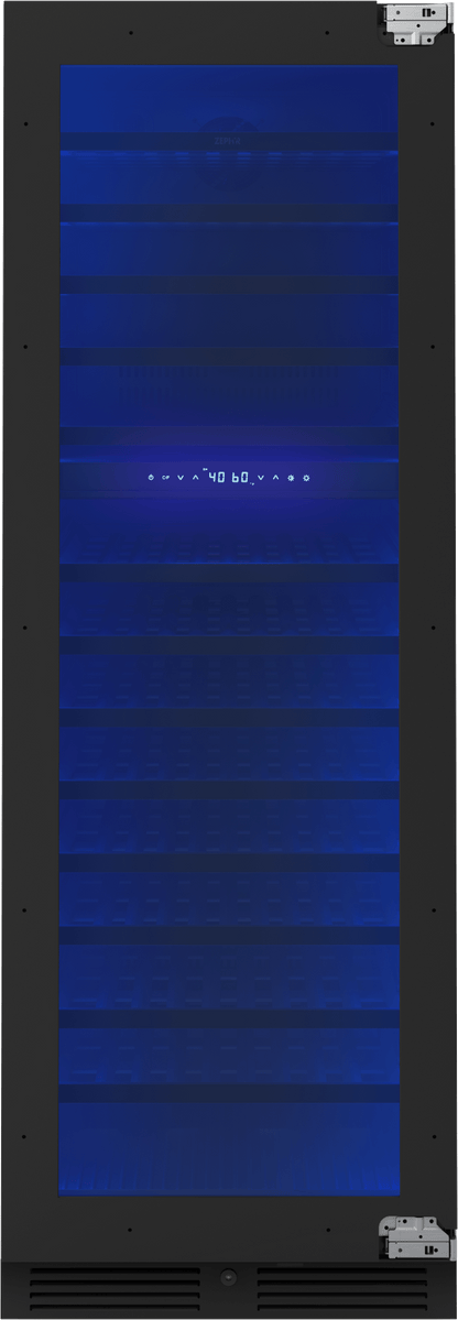 ZEPHYR PRW24F02CPG Zephyr 24"" Full Size Panel Ready Dual Zone Wine Cooler