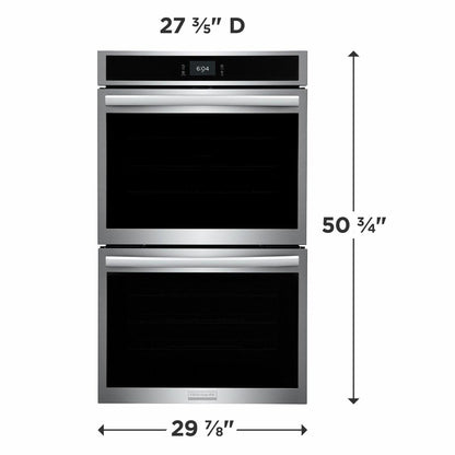 FRIGIDAIRE GCWD3067AF Frigidaire Gallery 30'' Double Electric Wall Oven With Total CONVEC...