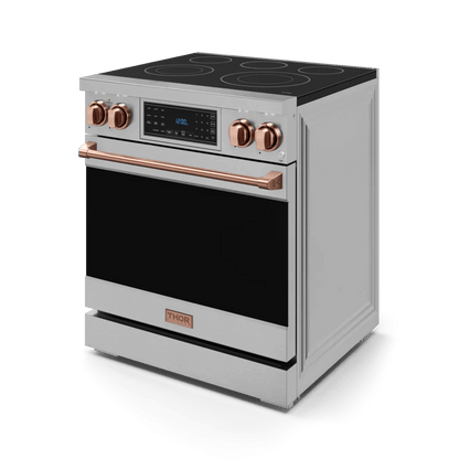 THOR KITCHEN RSE30RSG 30 Inch Professional Electric Range With Tilt Panel Touch Control I...
