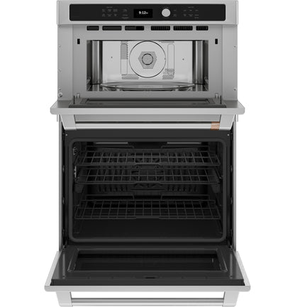 CAFE CTC912P2NS1 Cafe 30 In. Combination Double Wall Oven With Convection and ...
