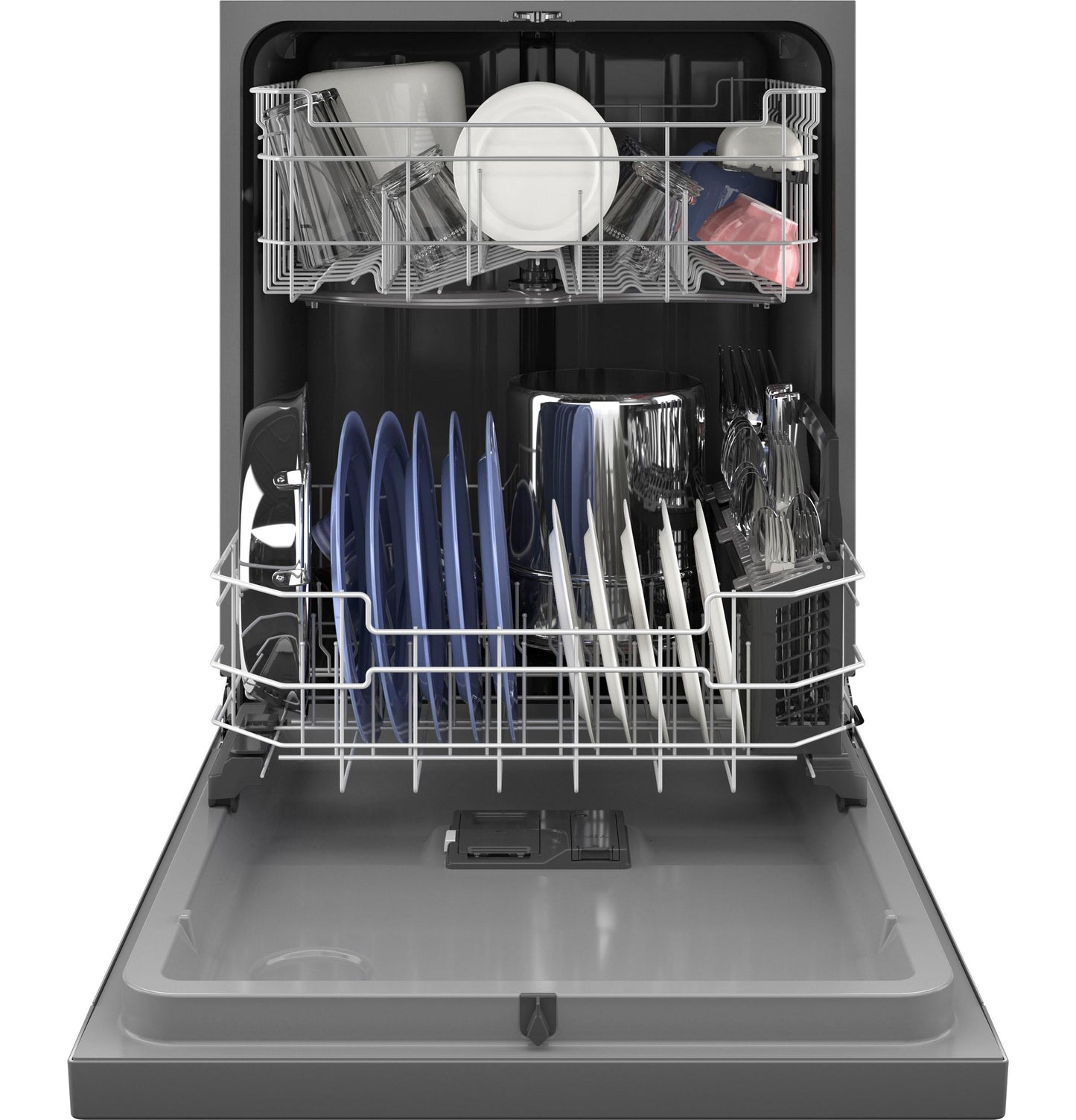 GE APPLIANCES GDF550PSRSS Ge Front Control With Plastic Interior Dishwasher With Sanitize ...