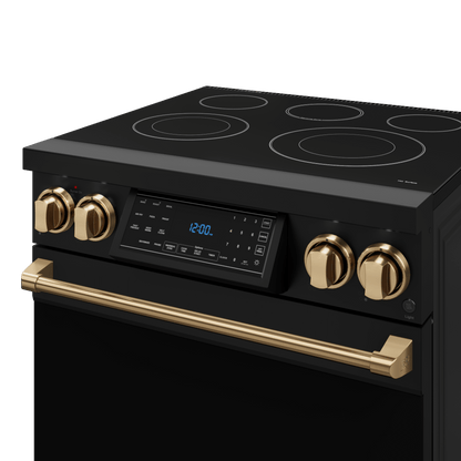 THOR KITCHEN RSE30BBRZ 30 Inch Professional Electric Range With Tilt Panel Touch Control I...