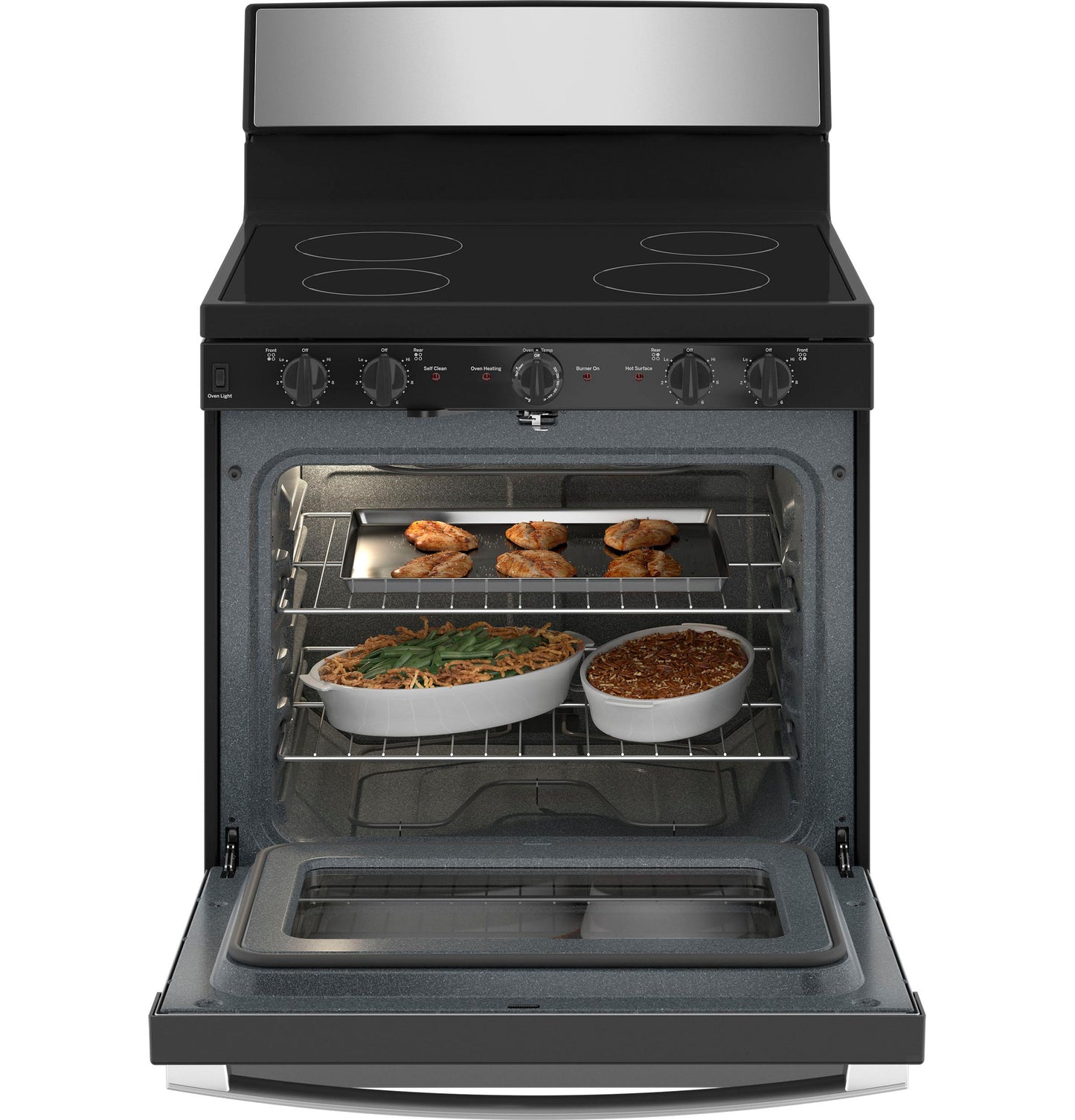GE APPLIANCES JB480STSS GE 30"" Free-standing Electric Radiant Smooth Cooktop Range