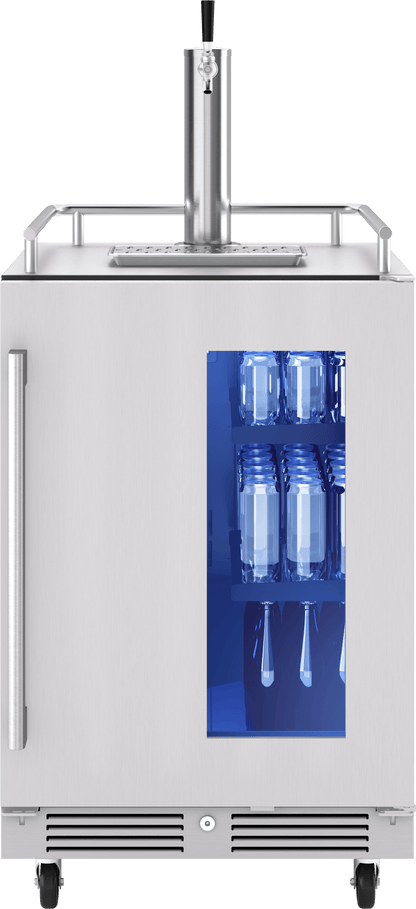ZEPHYR PRKB24C01AG Zephyr 24"" Kegerator & Beverage Cooler