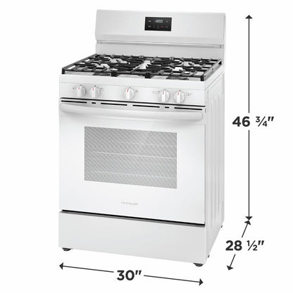 FRIGIDAIRE FCRG3052BW Frigidaire 30"" Gas Range