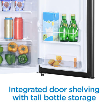DANBY DCR033B2SLM Danby Diplomat Stainless Steel Look 3.3 Cu Ft Compact Refrigerator