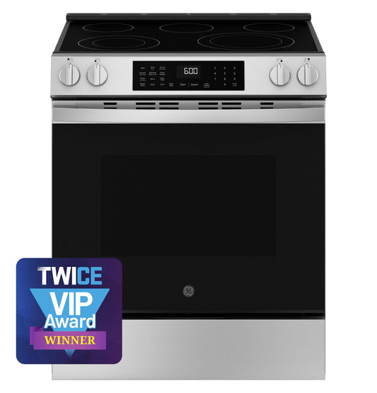 GE APPLIANCES GRS600AVFS Ge 30"" Slide-in Electric Convection Range With No Preheat Air FR...