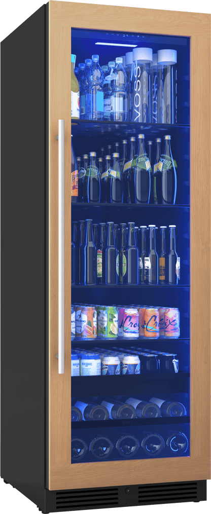 ZEPHYR PRB24F01BPG Zephyr 24"" Full Size Panel Ready Single Zone Beverage Cooler