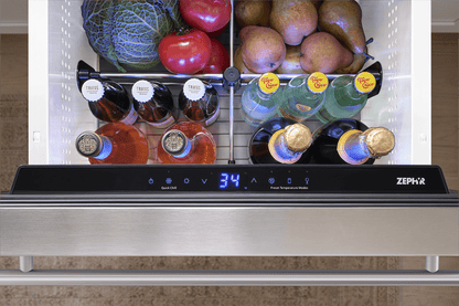ZEPHYR PRRD24C1AS Zephyr 24"" Single Zone Refrigerator Drawers