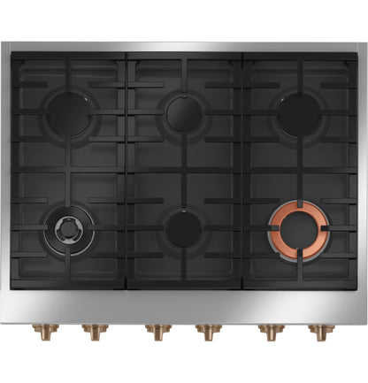 CAFE CGU366P4TW2 Cafe 36"" Commercial-style Gas Rangetop With 6 Burners (NATURA...