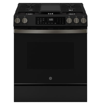 GE APPLIANCES GGS600AVDS Ge 30"" Slide-in Front-control Convection Gas Range With No PREHE...