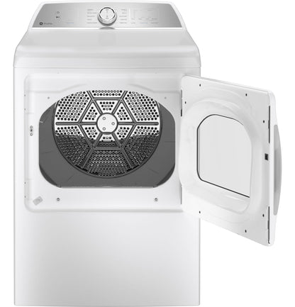GE APPLIANCES PTD60EBSRWS GE Profile 7.4 Cu. Ft. Capacity Aluminized Alloy Drum Electric ...
