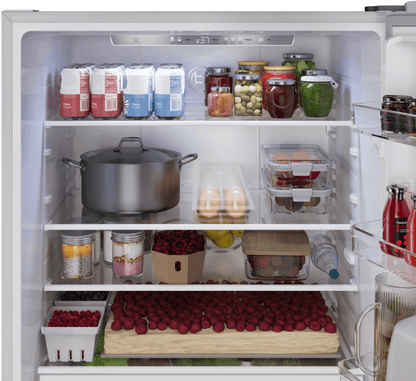 BOSCH B33CM10SNS 100 Series, Free-standing Fridge-freezer With Freezer At Bottom, BR...