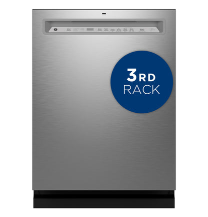 GE APPLIANCES GDF650SYVFS Ge Front Control With Stainless Steel Interior Dishwasher With S...