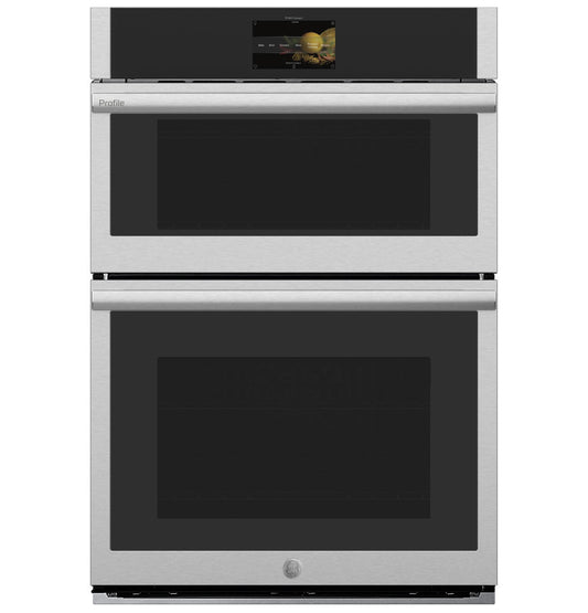 GE APPLIANCES PT9900SWSS GE Profile 30 In. Combination Double Wall Oven With Convection, ...