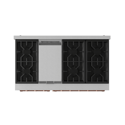 THOR KITCHEN RSG48ERSG 48 Inch Professional Gas Range With Tilt Panel Touch Control In STA...