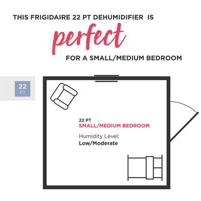 FRIGIDAIRE FFAD2234W1 Frigidaire 22 Pint 3-in-1 Dehumidifier (energy Star Most Efficient)