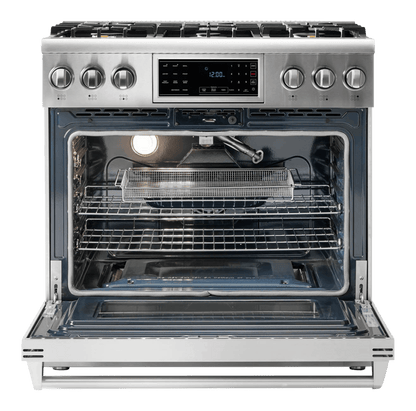 THOR KITCHEN TRG3601 Thor Kitchen 36 Inch Tilt Panel Gas Range