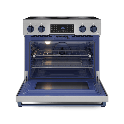THOR KITCHEN RSE36BLU 36 Inch Professional Electric Range With Tilt Panel Touch Control I...