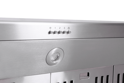THOR KITCHEN TRH4805 48 Inch Professional Range Hood, 16.5 Inches Tall In Stainless Steel
