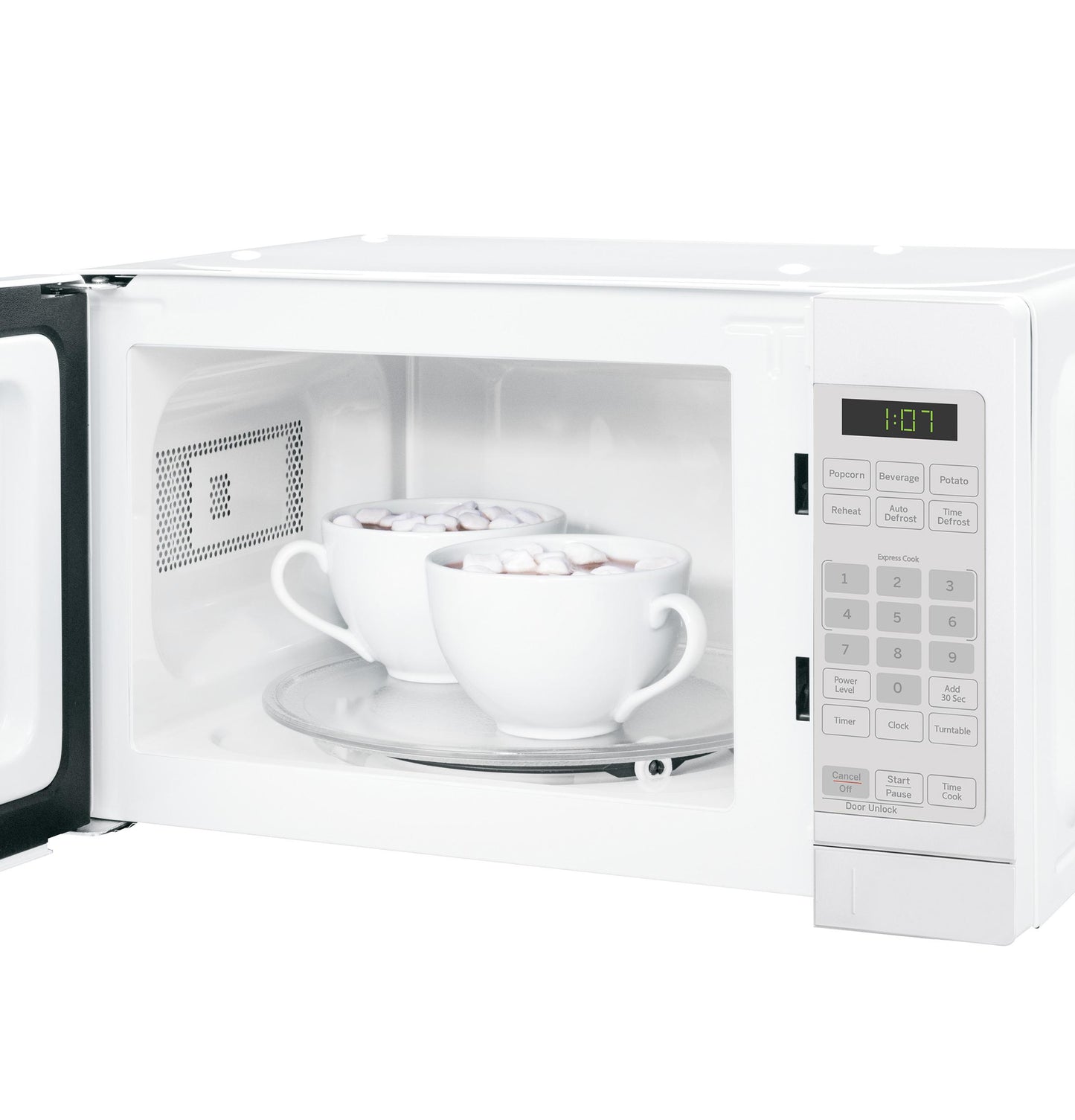 GE APPLIANCES GCST07N1WWW Ge 0.7 Cu. Ft. Capacity Countertop Microwave Oven