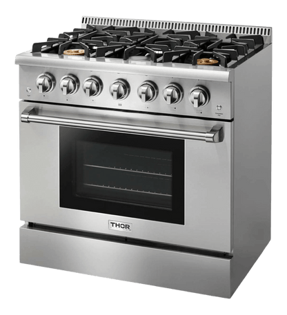THOR KITCHEN HRG3618U Hrg3618u 36"" Pro-style 6 Stainless Steel Burner Gas Range