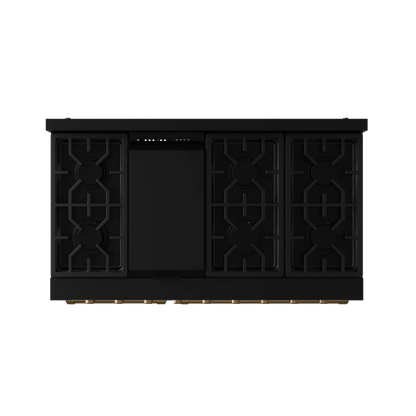 THOR KITCHEN RSG48EBLPBRZ 48 Inch Professional Lp Range With Tilt Panel Touch Control In BLAC...