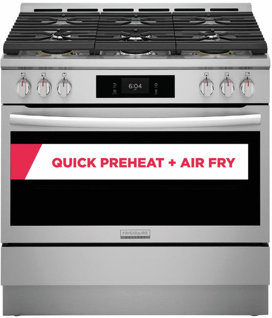 FRIGIDAIRE GCFG3661AF Frigidaire Gallery 36"" Gas Range With Air Fry