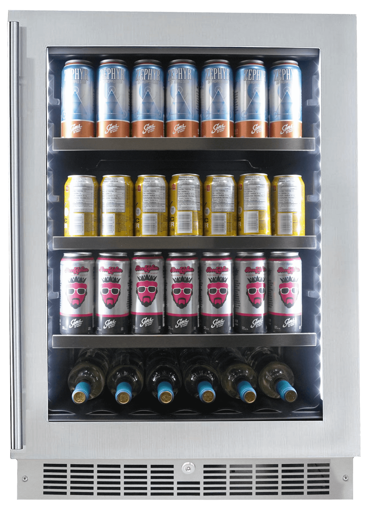 SILHOUETTE SPRBC056D1SS Silhouette Saxony 24"" Single-zone Beverage Center