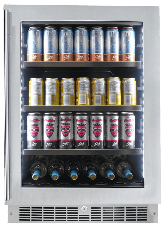 SILHOUETTE SPRBC056D1SS Silhouette Saxony 24"" Single-zone Beverage Center