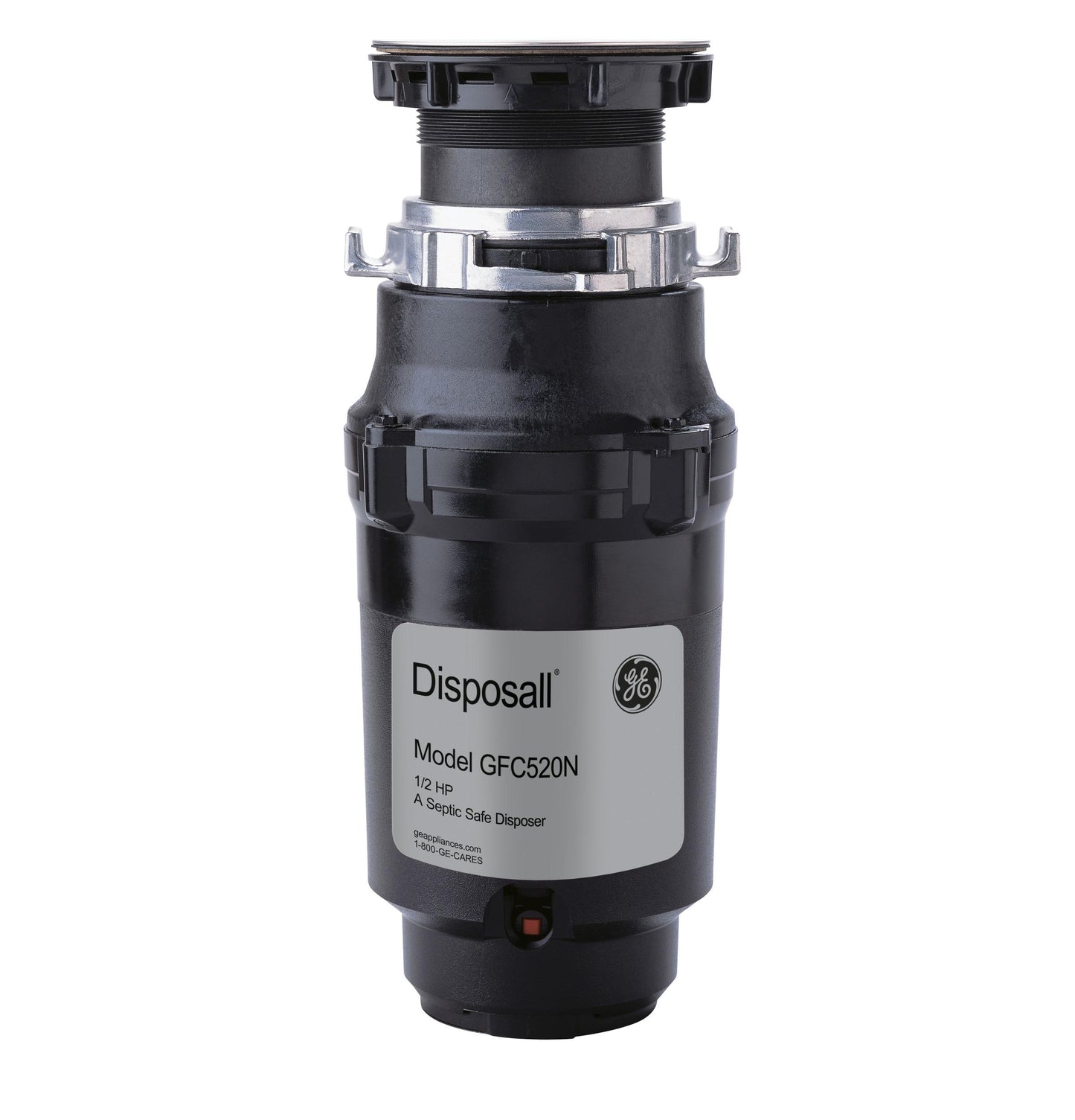 GE APPLIANCES GFC520N Ge 1/2 HP Continuous Feed Garbage Disposer - Non-corded