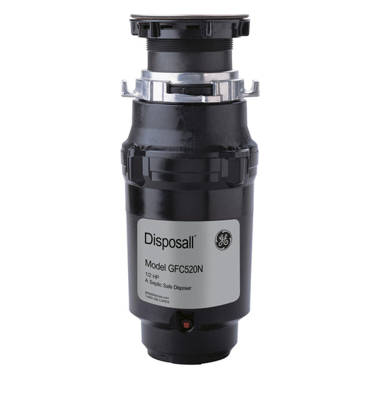GE APPLIANCES GFC520N Ge 1/2 HP Continuous Feed Garbage Disposer - Non-corded