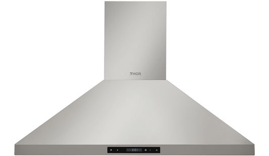 THOR KITCHEN HRH3607 36in Wall Mount Chimney Range Hood In Stainless Steel With LED LIGH...